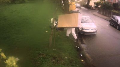 Fly-tipper caught dumping bed by London roadside is fined £4,600