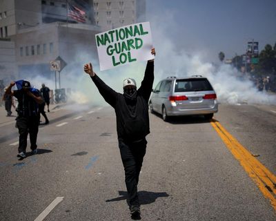 California’s Gavin Newsom demands Trump withdraw national guard troops from LA