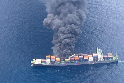 Four missing after multiple explosions on Singapore-flagged cargo ship off India’s Kerala coast
