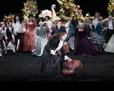 Saul review – probing, dark and engrossing staging of Handel’s oratorio