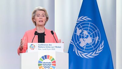 European Commission chief von der Leyen unveils EU ocean pact at UN conference