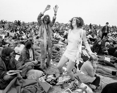 ‘I watched Bob Dylan play tennis with three of the Beatles’: how we made the Isle of Wight festival