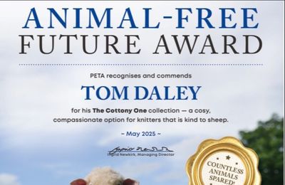 Tom Daley honoured by PETA