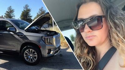 Woman Starts Her GMC Denali SUV. Then It Sputters Out