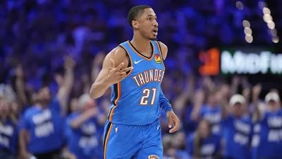 Thunder's Aaron Wiggins had the highest plus/minus (+24) in Game 2 of the 2025 NBA Finals.