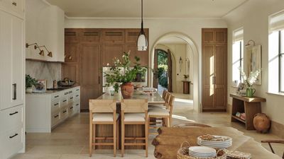 The exterior gives uber modern, but the interiors are all about country charm – here's how the designers turned a new build into a home that feels like it has history