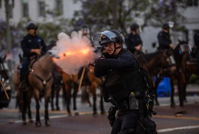 Journalists injured by police in LA