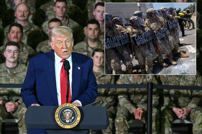 Trump Insists He 'Can't Call in the National Guard Unless Requested' in Resurfaced Clip After Deploying Troops for LA Protests