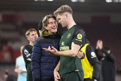 Nathan Collins hopes Thomas Frank remains at Brentford after international break