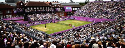 Emma Raducanu And Katie Boulter Play Doubles At Queen's Club Championships