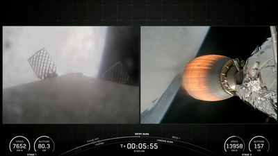 SpaceX launches Starlink satellites to orbit on 70th Falcon 9 flight of the year (photos)