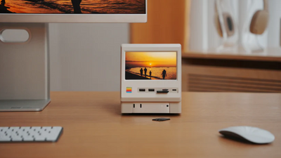 Apple Mac Mini M4 gets a helmet-style retro Macintosh docking station with an LCD screen, and I can't tear my gaze away
