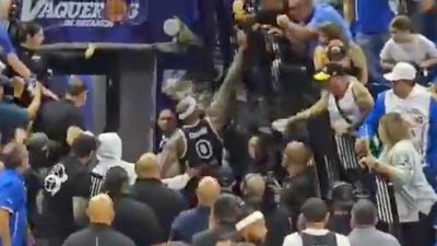 DeMarcus Cousins Had to Be Held Back After Fans Threw Drinks at Him