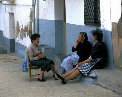 In Spain, a chat on the doorstep is a custom worth preserving in the digital age