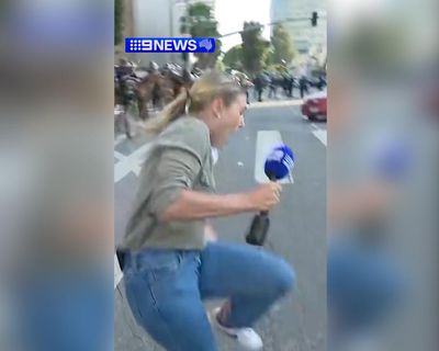 Albanese says footage of Nine journalist Lauren Tomasi being shot by LA police with rubber bullet is ‘horrific’