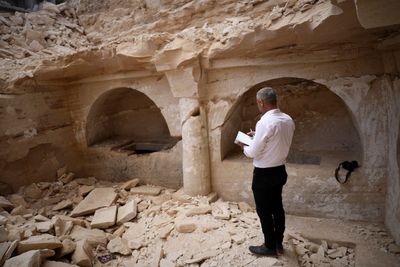1,500-year-old Byzantine tomb complex discovered under Syrian war ruins