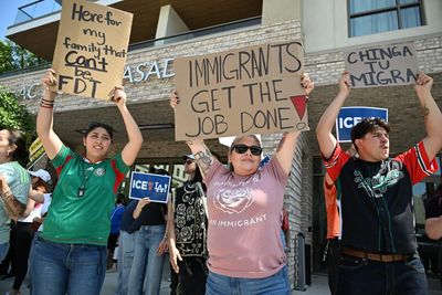 ‘The language of authoritarianism’: how Trump and allies cast LA as a lawless city needing military intervention
