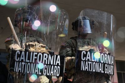 Did Trump thank National Guard even before troops reached Los Angeles?