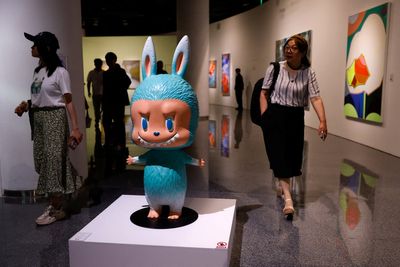 Human-sized Labubu doll sells for staggering amount at auction