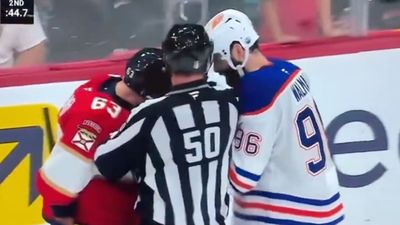 Brad Marchand Found a Wild Way to Prevent an Oilers Player From Punching Him