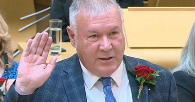 Labour MSP Davy Russell sworn in to Scottish Parliament after by-election win