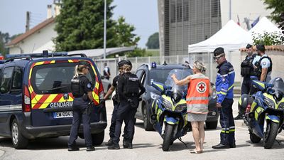 Pupil stabs teaching assistant to death at French school during bag check