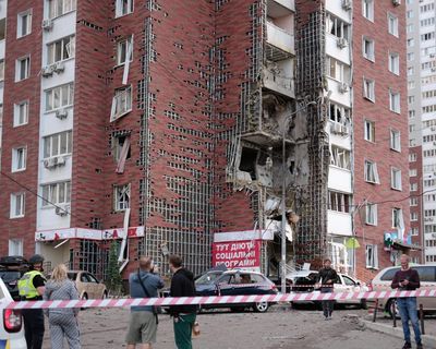 ‘It’s just daily life’: Kyiv residents get used to overnight Russian drone attacks