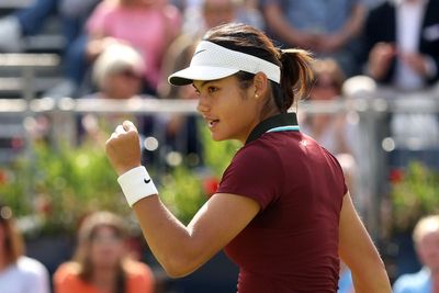 Emma Raducanu cruises to first-round win at Queen’s – but greater test lies ahead