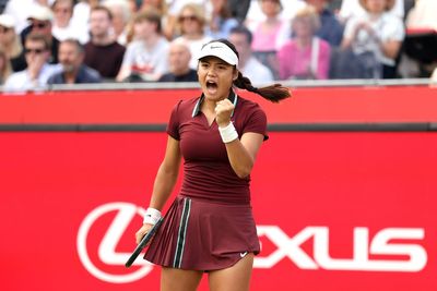 Emma Raducanu through to second-round of Queens