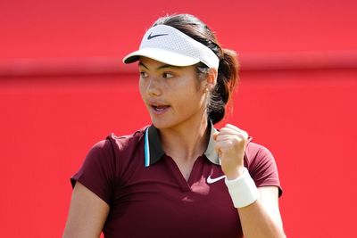 Emma Raducanu ‘really feeling it’ at Queen’s as she eases into second round