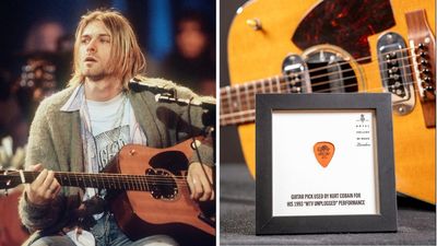 “Ever dreamed of owning a piece of Nirvana’s legacy?” A Kurt Cobain guitar pick previously sold for more than $14k – now his MTV Unplugged plectrum is being raffled off for much, much less