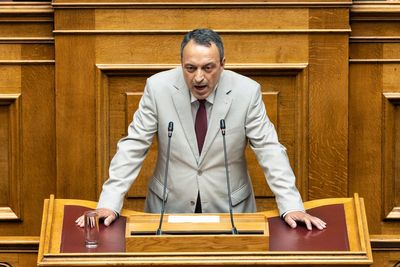 Lawmakers expelled from Greece's parliament over ties to jailed far-right politician