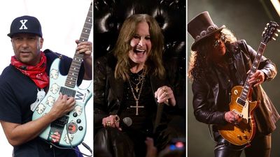 “He’s gesturing wildly to us and finally he gets the courage to come over. He says, ‘You guys are sitting on the pyro!’” The time Ozzy Osbourne almost blew up Tom Morello and Slash