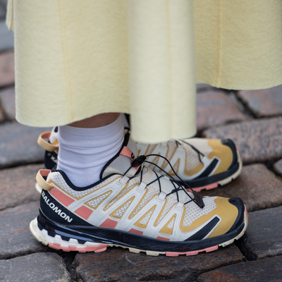 Fashion Girls Just Traded Slim Kicks for Chunky Trail Sneakers