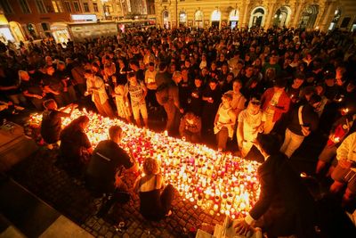 AP PHOTOS: School shooting in Austria leaves 10 people dead