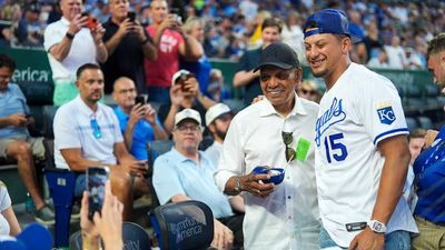 Patrick Mahomes Was Front Row at Yankees-Royals Game for Jac Caglianone's Home Debut
