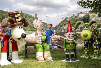 Roald Dahl-inspired Wallace and Gromit sculpture part of charity trail