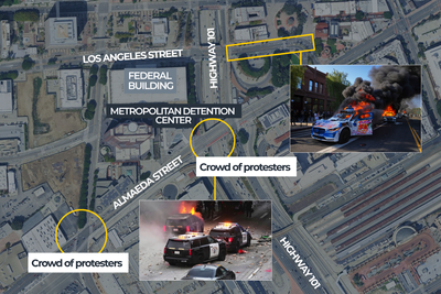 How the Los Angeles protests unfolded: A visual guide