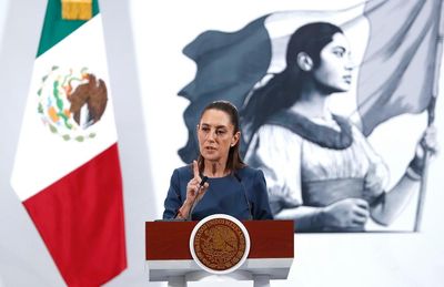 ‘Absolutely false’: Mexico president denies encouraging LA protests against Ice raids