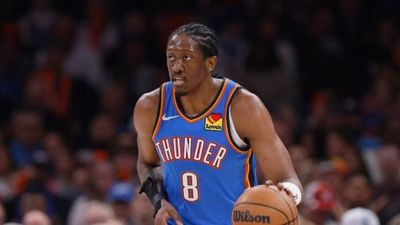 The Oklahoma City Thunder are 0-7 against the spread on the road in the 2025 playoffs