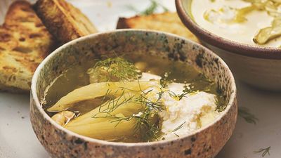 Soup for summer? Allow us to convert you with this light and herby recipe that's easy and elegant