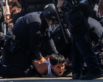 The Guardian view on Trump and deportation protests: the king of confected emergencies