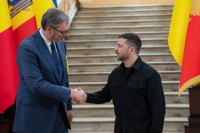 Serbia's Moscow-friendly president visits Ukraine but refuses to sign 'anti-Russian' declaration