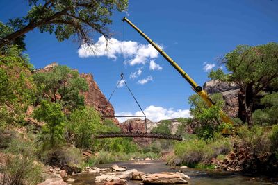 Hikers joyful as Zion National Park's Emerald Pools Bridge reopens, restoring access to iconic trails after 2 years of closures
