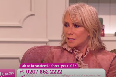 Karen Millen apologises for branding mums who breastfeed after six months ‘selfish’