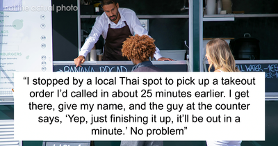 Entitled Mom Jumps Takeout Line, Tries Taking Stranger’s Food, Justifies It By Saying It’s For Family
