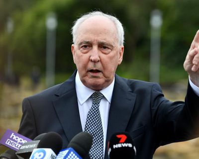 Keating says US Aukus review could ‘save Australia from itself’ as Morrison urges against overinterpreting move
