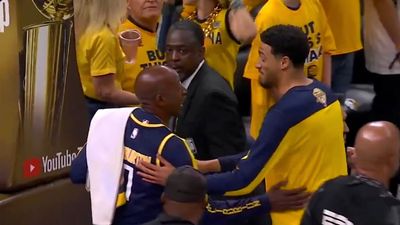 Tyrese Haliburton Roasted His Dad's Outfit Ahead of Game 3 vs. Thunder