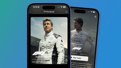 I just watched the world's first ‘haptic’ trailer for Apple's F1 movie and my fingers are still tingling