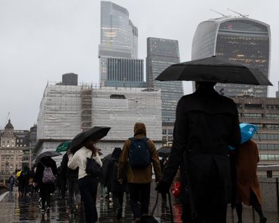 UK economy shrinks by 0.3% as firms hit by tax rises and Trump trade war